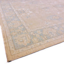 Antique Washed Oushak (10'04"x14'07") sand/lt.blue