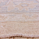 Antique Washed Oushak (10'04"x14'07") sand/lt.blue