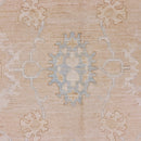 Antique Washed Oushak (10'04"x14'07") sand/lt.blue