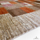 Contemporary Block Gabbeh (7'10"x10'02") multicolor/camel