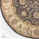 Chobi (8' Round) gray/lt.gold