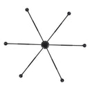 Radiant 6-Light Industrial Traditional Dimmable Chandelier