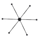 Radiant 6-Light Industrial Traditional Dimmable Chandelier