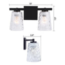 Radiance Modern 2-Light Dimmable Vanity Light