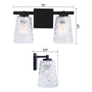 Radiance Modern 2-Light Dimmable Vanity Light