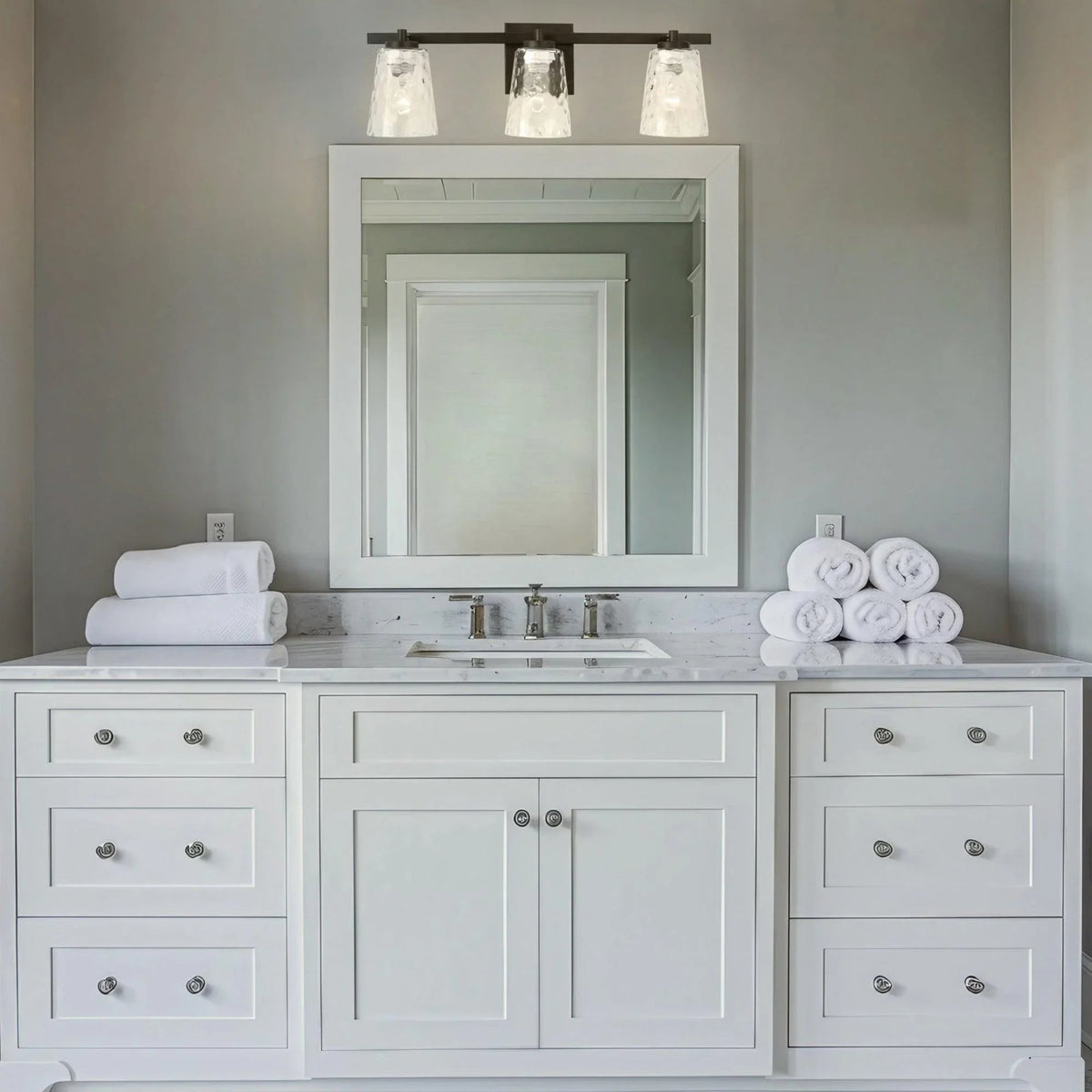 Radiance Modern 3-Light Dimmable Vanity Light, photo 9 of 20
