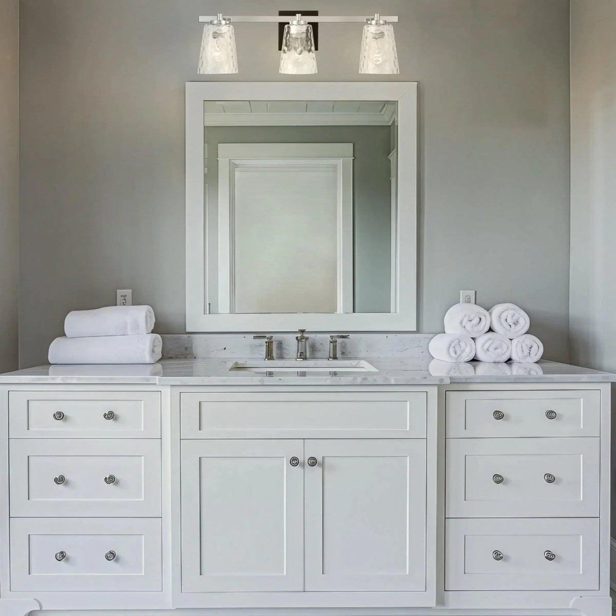Radiance Modern 3-Light Dimmable Vanity Light, photo 4 of 20