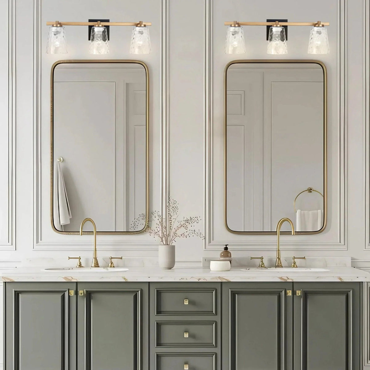 Radiance Modern 3-Light Dimmable Vanity Light, photo 11 of 20