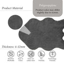 Anthracite Rabbit Plush Rug Flashrug