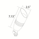 RAL8102 x20 Package Brass Bullet Accent Light Low Voltage LED Outdoor Landscape Spotlight [FINAL SALE]