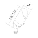 RAL8105 x20 Package Brass Bullet Accent Light Low Voltage LED Outdoor Landscape Spotlight [FINAL SALE]