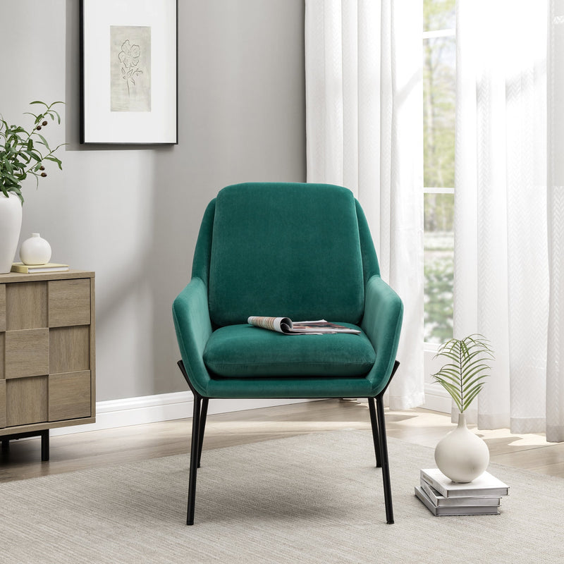 Ramsey Contemporary Upholstered Minimalist Accent Chair