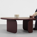 Rast Coffee Table – Burgundy