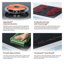 Rangaire 24" Induction Cooktop 4 Burners RCI241S