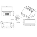 RCS 36 Inch 1200 CFM Stainless Steel Vent Hood - RVH36