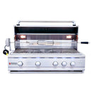 RCS Cutlass Pro 38 Inch 4 Burner Freestanding Gas Grill With Flame Tamers