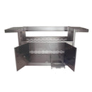 RCS Cutlass Pro 42 Inch 4 Burner Freestanding Gas Grill with Ceramic Briquettes