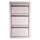 RCS Valiant 17 Inch Stainless Steel Double Drawer & Paper Towel Holder - VTHC1