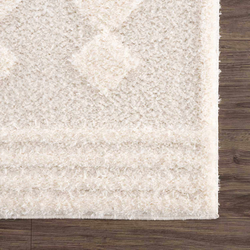 Hija Cream High-Low Area Rug