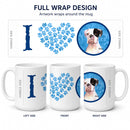 Blue Cooper the Boxer Wipe your Paws Ceramic Coffee Mug 15 oz Decorative Large C Handle Mug Cup for Tea, Cocoa Hot Chocolate