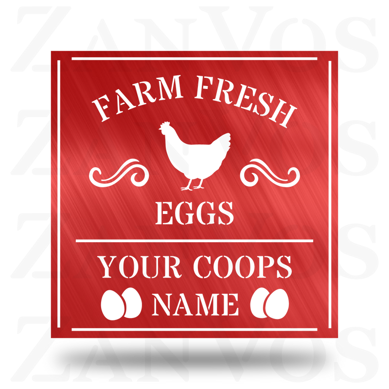 Farm Fresh Eggs Monogram