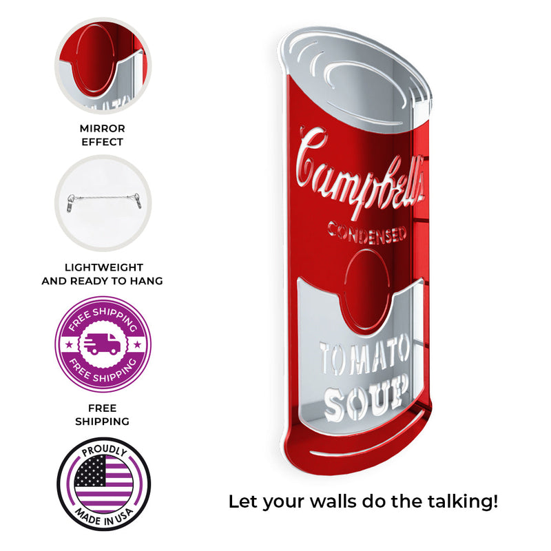 Campbell’s Soup Can Mirror