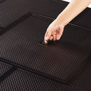 Aluminum 42-in Square Propane Fire Table with Beads, Covers and Lid