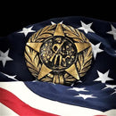 Revolutionary War Veteran Grave Marker & Flag Holder with Aluminum Ground Spike | Made in USA by Flagman of America