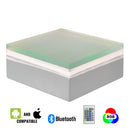 CRG30 DC12V Low Voltage In Ground RGB or WW LED Aluminum Brick Paver Light Square IP67 Waterproof