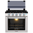 Camplux RV Stove Gas Range Oven w/ 3 Burners Cooktop 21 Inches CLASSIC