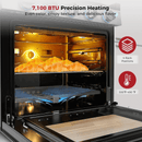 Camplux RV Stove Gas Range Oven w/ 3 Burners Cooktop 21 Inches CLASSIC