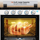 Camplux RV Stove Gas Range Oven w/ 3 Burners Cooktop 21 Inches CLASSIC