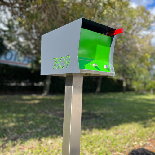 The Original Retrobox in DESIGNER GREY - Modern Mailbox