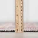 Baltinglass Rust & Blue Washable Area Rug - Clearance