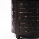 Aluminum 44-in Round Propane Fire Table with Beads, Covers and Lid