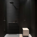 Black 2x8 Glossy Ceramic Subway Deco Tile (38 pack, 4.09 sq ft/case) - Sample