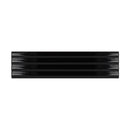 Black 2x8 Glossy Ceramic Subway Deco Tile (38 pack, 4.09 sq ft/case) - Sample