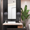 Black 2x8 Matte Ceramic Subway Deco Tile (38 pack, 4.1 sq ft/case)