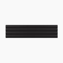 Black 2x8 Matte Ceramic Subway Deco Tile (38 pack, 4.1 sq ft/case)