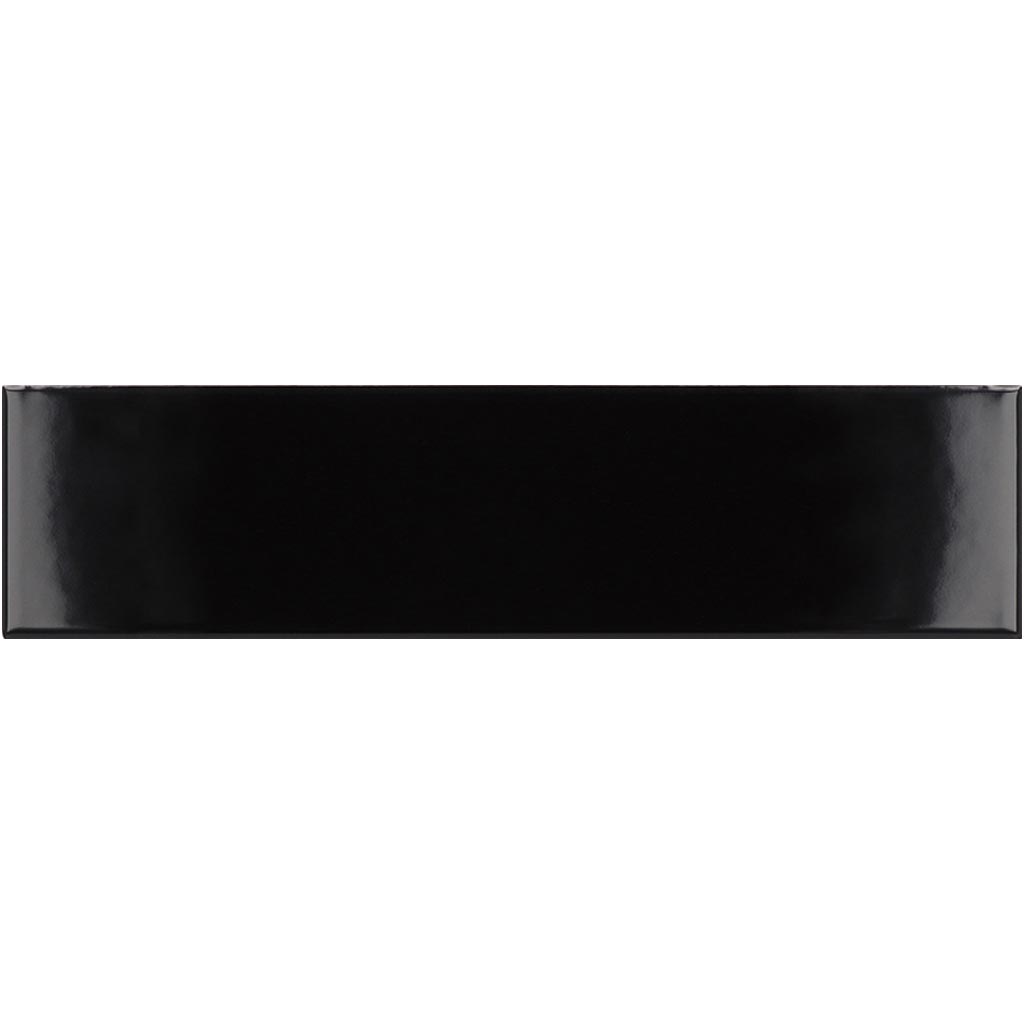 Black 2x8 Glossy Ceramic Subway Tile (50 pack, 5.38 sq ft/case), photo 4 of 7