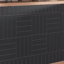 Black 2x8 Matte Ceramic Subway Tile (60 pack, 6.46 sq ft/case)