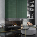 Green 2x8 Matte Ceramic Subway Tile (50 pack, 5.4 sq ft/case) - Sample