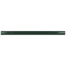 Green 0.5x8 Glossy Ceramic Pencil Tile Trim (10 pack, 0.3 sq ft/case) - Sample