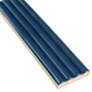 Blue 2x8 Glossy Ceramic Subway Deco Tile (38 pack, 4.09 sq ft/case)