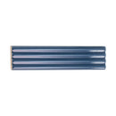 Blue 2x8 Glossy Ceramic Subway Deco Tile (38 pack, 4.09 sq ft/case)