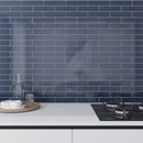Blue 2x8 Glossy Ceramic Subway Tile (60 pack, 6.48 sq ft/case)