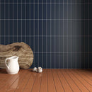 Blue 2x8 Matte Ceramic Subway Tile (60 pack, 6.48 sq ft/case) - Sample