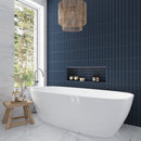 Blue 2x8 Matte Ceramic Subway Tile (60 pack, 6.48 sq ft/case)