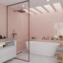 Pink 2x8 Glossy Ceramic Subway Tile (50 pack, 5.38 sq ft/case) - Sample