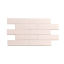 Pink 2x8 Matte Ceramic Subway Tile (50 pack, 5.4 sq ft/case) - Sample